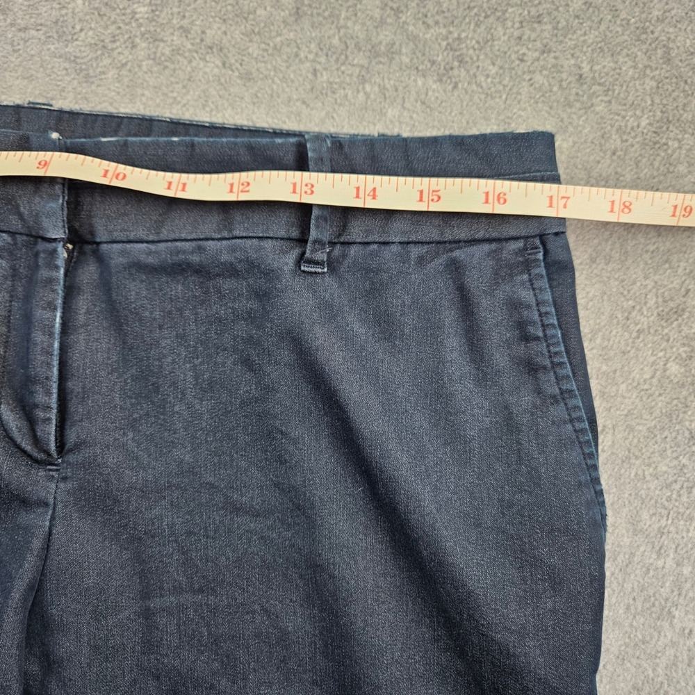 ATTENTION Trousers Womens 10 Blue Flare Leg Stretch Cotton Blend Casual Work - Picture 7 of 16